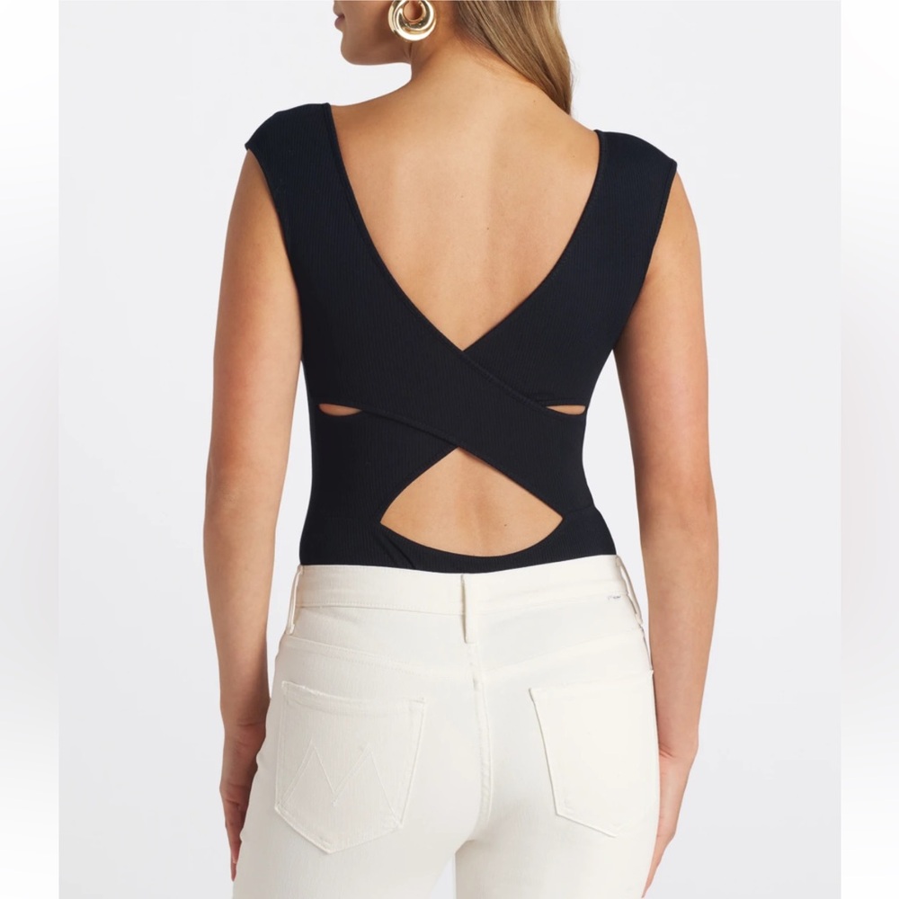 Lush Cross back Knit Bodysuit
